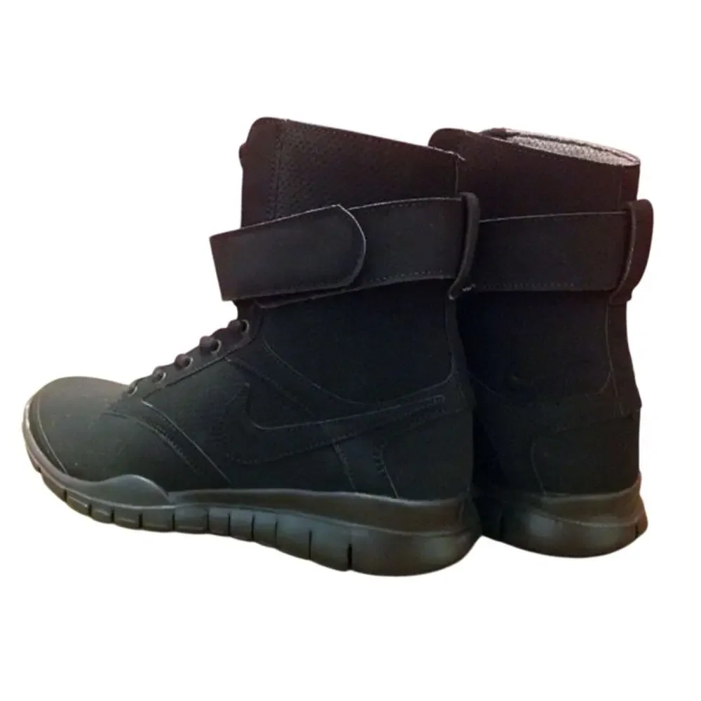 Nike Gym Combat TR Black Leather Women's Size 10.5 - Picture 2 of 8